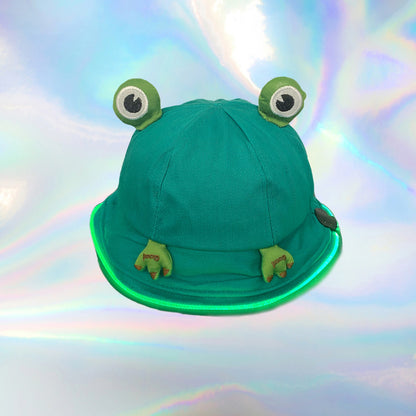 Frogster (Green) – LED Bucket Hat