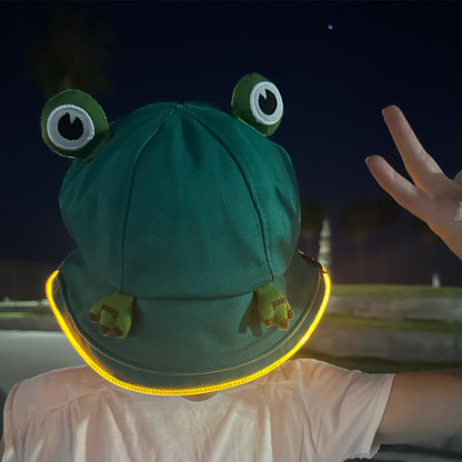 Frogster (Green) – LED Bucket Hat