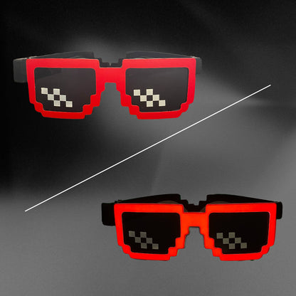 Pixel Quest - LED Glasses (Red)