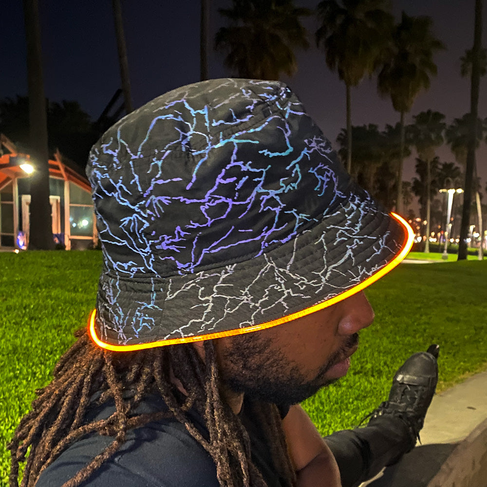Reflex Lightning Reflective LED Bucket Hat KOBII