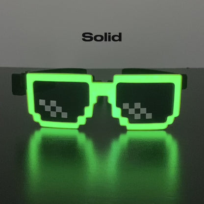 Pixel Quest - LED Glasses (Yellow)