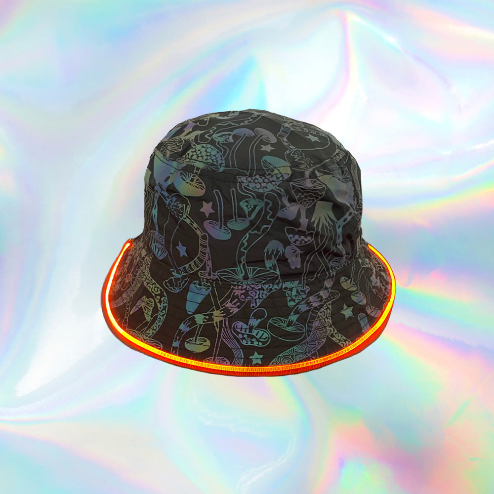 Reflex Fungi – Reflective LED Bucket Hat